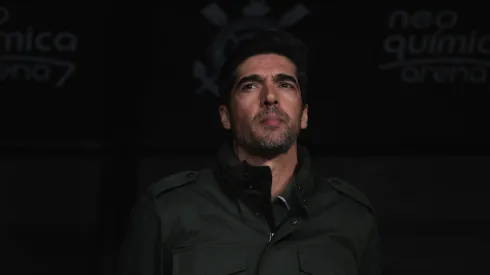 Abel Ferreira técnico do Palmeiras durante partida contra o Corinthians no estádio Arena Corinthians pelo campeonato Brasileiro A 2024. Foto: Ettore Chiereguini/AGIF