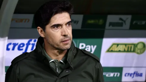 Abel Ferreira durante confronto contra o Grêmio no Brasileirão 2024.