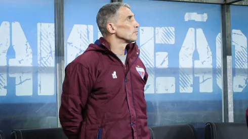 Juan Pablo Vojvoda, técnico do Fortaleza, durante partida pelo Brasileirão Betano.
