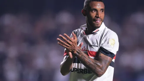 André Silva durante confronto contra o Barcelona de Guayaquil na Libertadores de 2024.