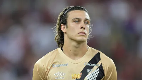 Canobbio jogador do Athletico-PR durante partida contra o Flamengo no estadio Maracana pelo campeonato Brasileiro A 2024.