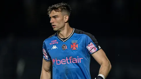 Leo Jardim goleiro do Vasco durante partida contra o Cuiaba no estadio Sao Januario pelo campeonato Brasileiro A 2024.