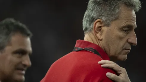 Rodolfo Landim presidente do Flamengo antes da partida contra o Boavista no estádio Maracanã pelo campeonato Carioca 2024. Foto: Jorge Rodrigues/AGIF