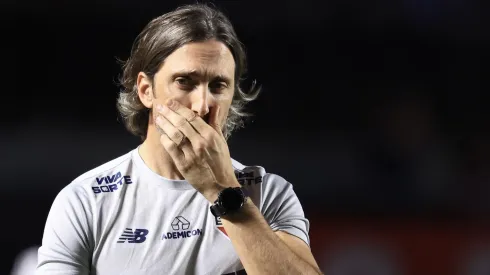 Luis Zubeldia técnico do São Paulo durante partida contra o Internacional no estádio Morumbi pelo campeonato Brasileiro A 2024. Foto: Marcello Zambrana/AGIF