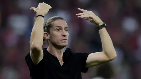 Filipe Luís, treinador do Flamengo