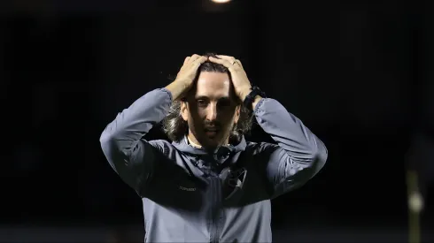 Luis Zubeldía, técnico do São Paulo, durante partida contra o Atletico-MG, pelo Brasileirão Betano.
