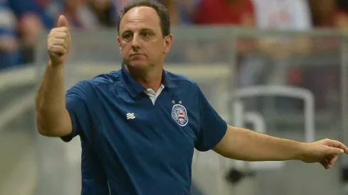 Rogério Ceni durante confronto contra o Palmeiras no Brasileirão 2024.