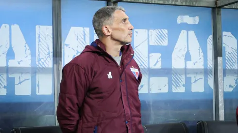 Juan Pablo Vojvoda, técnico do Fortaleza, durante partida contra o Grêmio, pelo Brasileirão Betano.