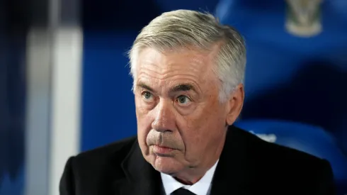 Ancelotti, técnico do Real Madrid, em partida contra o Leganes (Photo by Angel Martinez/Getty Images)