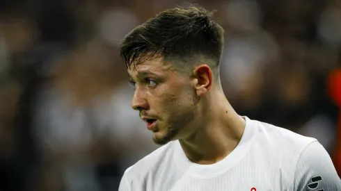 Garro jogador do Corinthians durante partida contra o Bahia no estádio Arena Corinthians pelo campeonato Brasileiro A 2024. Foto: Marco Miatelo/AGIF