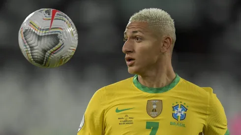 Richarlison jogador do Brasil durante partida contra o Peru no estadio Engenhao pelo campeonato Copa America 2021.