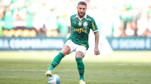 Ze Rafael jogador do Palmeiras durante partida contra o Sao Paulo no estadio Mineirao pelo campeonato Supercopa 2024.