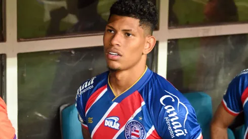 Marcos Victor durante confronto contra o Fortaleza no Brasileirão 2024.