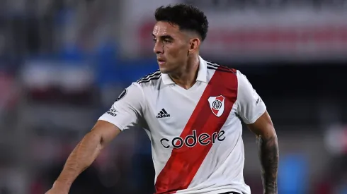 Enzo Díaz durante confronto contra o Internacional na Libertadores de 2023.