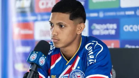 Apresentação de Erick Pulga pelo Bahia. Fotos: Letícia Martins/EC Bahia