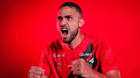 Alan Kardec, novo reforço do Athletico para a temporada. Foto: José Tramontin/athletico.com.br