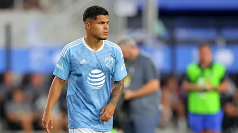Cucho Hernandez do MLS All-Stars participa do MLS All-Star Skills Challenge no Lower.com Field em 23 de julho de 2024 em Columbus, Ohio. (Foto: Stacy Revere/Getty Images)