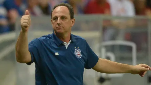 Rogério Ceni, técnico do Bahia, durante partida pelo campeonato Brasileiro A 2024. Foto: Jhony Pinho/AGIF