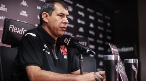Fábilo Carille, técnico do Vasco, em entrevista coletiva após partida (Imagem: Dikran Sahagian/Vasco)