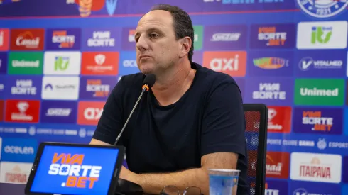 Rogério Ceni, técnico do Bahia, em entrevista coletiva (Imagem: Catarina Brandão/EC Bahia)