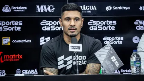 Galeno durante apresentação no Ceará – Foto: Felipe Silva/Ceará SC