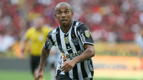 Mariano jogador do Atletico-MG durante partida contra o Flamengo no estadio Arena Pantanal pelo campeonato SuperCopa do Brasil 2022.