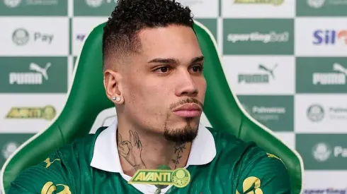 Apresentação de Paulinho no Palmeiras – Crédito: Fabio Menotti/Palmeiras