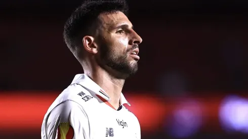 Calleri jogador do Sao Paulo durante partida contra o Guarani no estadio Morumbi pelo campeonato Paulista 2025. Foto: Marcello Zambrana/AGIF