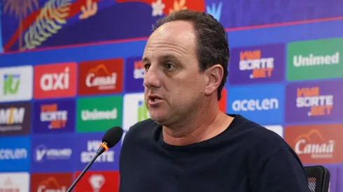 Rogério Ceni durante entrevista coletiva após o Ba-Vi 500 – Foto: Divulgação/EC Bahia
