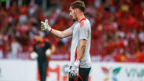 Anthoni durante confronto amistoso contra o México.