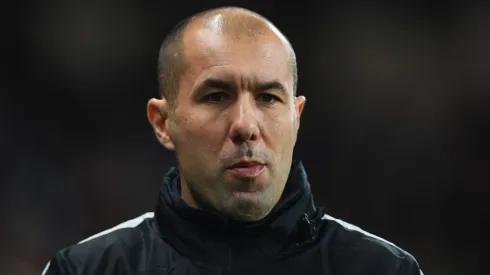 Leonardo Jardim durante confronto entre Monaco e Manchester City na Champions League 2016/17.