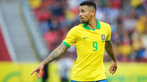 Gabriel Jesus jogador do Brasil durante amistoso contra o Honduras no estadio Beira-Rio.