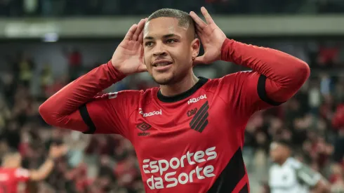 Vitor Roqueé o grande desejo do Palmeiras para ser o 'camisa 9'. Foto: Robson Mafra/AGIF