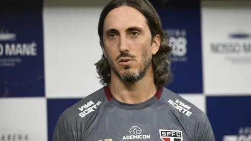 Zubeldía durante confronto contra o Velo Clube no Paulistão 2025.