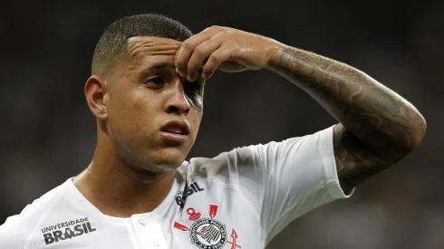 Sidcley durante duelo entre Corinthians e Independiente-ARG na Libertadores de 2018.