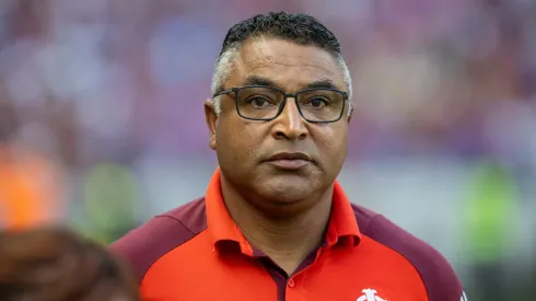 Roger Machado, técnico do Internacional, durante partida contra o Fortaleza no estadio Arena Castelao pelo campeonato Brasileiro A 2024. Foto: Baggio Rodrigues/AGIF