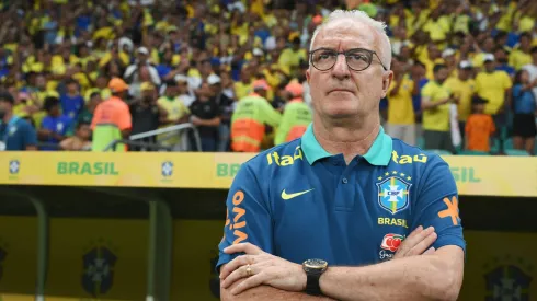 SALVADOR, BRAZIL – NOVEMBER 19: Dorival Junior, Head Coach of Brazil looks onp prior to the South American FIFA World Cup 2026 Qualifier match between Brazil and Uruguay at Arena Fonte Nova on November 19, 2024 in Salvador, Brazil. (Photo by Pedro Vilela/Getty Images)