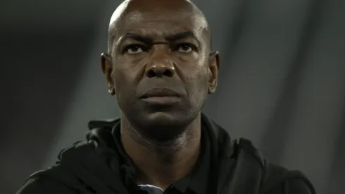 Caçapa durante confronto contra o Bragantino no Brasileirão de 2023.