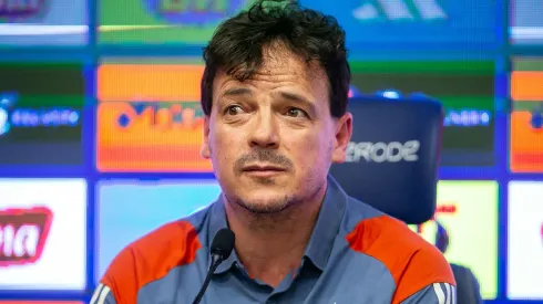 Fernando Diniz durante sua apresentacao oficial como tecnico do Cruzeiro em coletiva de imprensa realizada no CT Toca II.