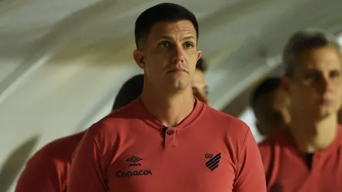 Foto: José Tramontin/athletico.com.br – Barbieri durante confronto contra o Pouso Alegre na Copa do Brasil 2025.