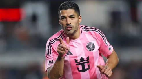 Luis Suárez em partida pela Inter Miami. Foto: Tim Warner/Getty Images