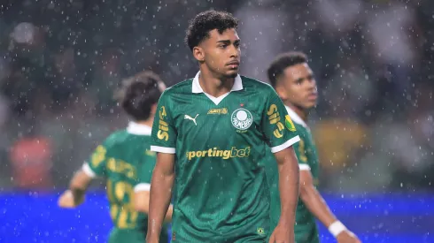 SP – SAO PAULO – 28/01/2025 – PAULISTA 2025, PALMEIRAS X BRAGANTINO – Luighi jogador do Palmeiras durante partida contra o Bragantino no estadio Arena Allianz Parque pelo campeonato Paulista 2025. Foto: Ettore Chiereguini/AGIF