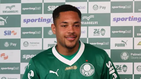 Vitor Roque virou assunto no São Paulo – Foto: Cesar Greco/Palmeiras/by Canon.