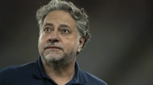 RJ – RIO DE JANEIRO – 17/04/2024 – BRASILEIRO A 2024, FLAMENGO X SAO PAULO – Julio Casares presidente do Sao Paulo antes da partida contra o Flamengo no estadio Maracana pelo campeonato Brasileiro A 2024. Foto: Jorge Rodrigues/AGIF