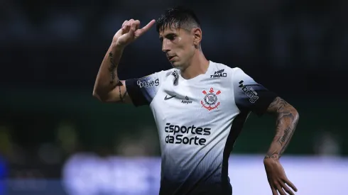 SP – SAO PAULO – 16/03/2025 – PAULISTA 2025, PALMEIRAS X CORINTHIANS – Fabrizio Angileri jogador do Corinthians durante partida contra o Palmeiras no estadio Arena Allianz Parque pelo campeonato Paulista 2025. Foto: Ettore Chiereguini/AGIF