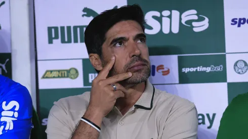 Abel Ferreira tecnico do Palmeiras durante partida contra o Corinthians no estadio Arena Allianz Parque pelo campeonato Paulista 2025. Foto: Ettore Chiereguini/AGIF