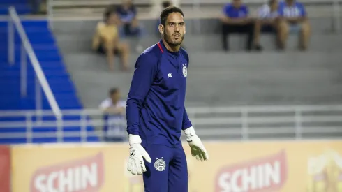 Ronaldo, goleiro do Bahia, em jogo contra o CSA (Imagem: Rafael Rodriguess/EC Bahia)