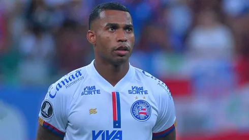 Jean Lucas, jogador do Bahia durante partida contra o Boston River no estadio Arena Fonte Nova pelo campeonato Copa Libertadores 2025. Foto: Walmir Cirne/AGIF