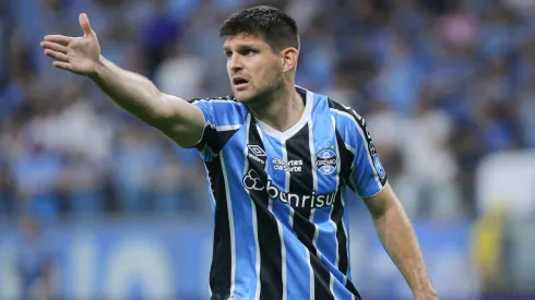 Kannemann jogador do Gremio durante partida contra o Flamengo