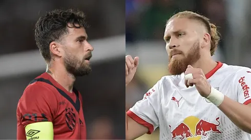 Lucas Lima e Isidro Pitta se enfrentarão em Sport x Bragantino. Foto: AGIF